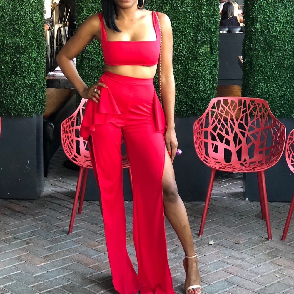 Two piece pant set